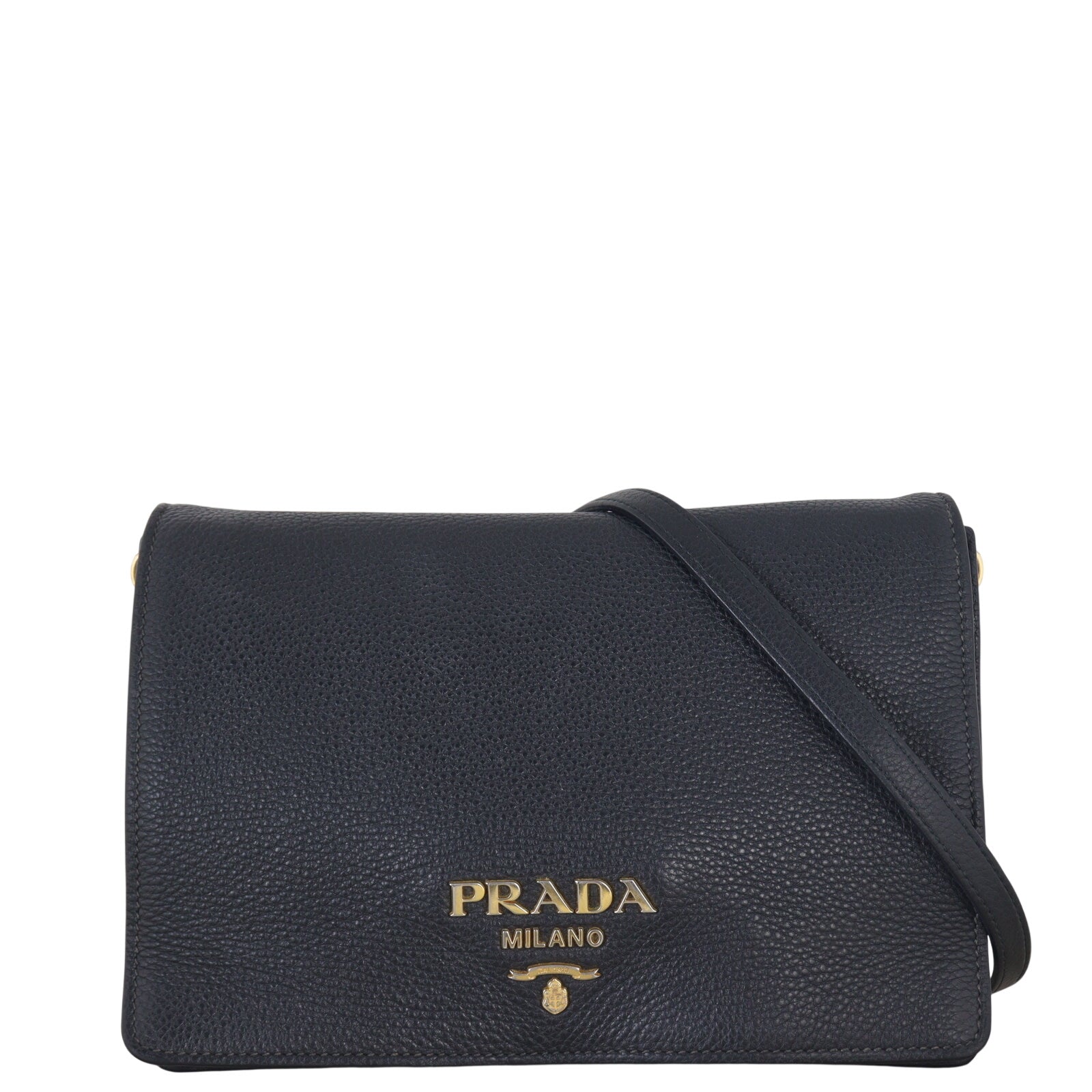 Prada Vitello Daino Crossbody Flap Bag