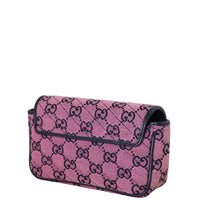 Gucci GG Canvas Marmont Matelasse Super Mini Shoulder Bag