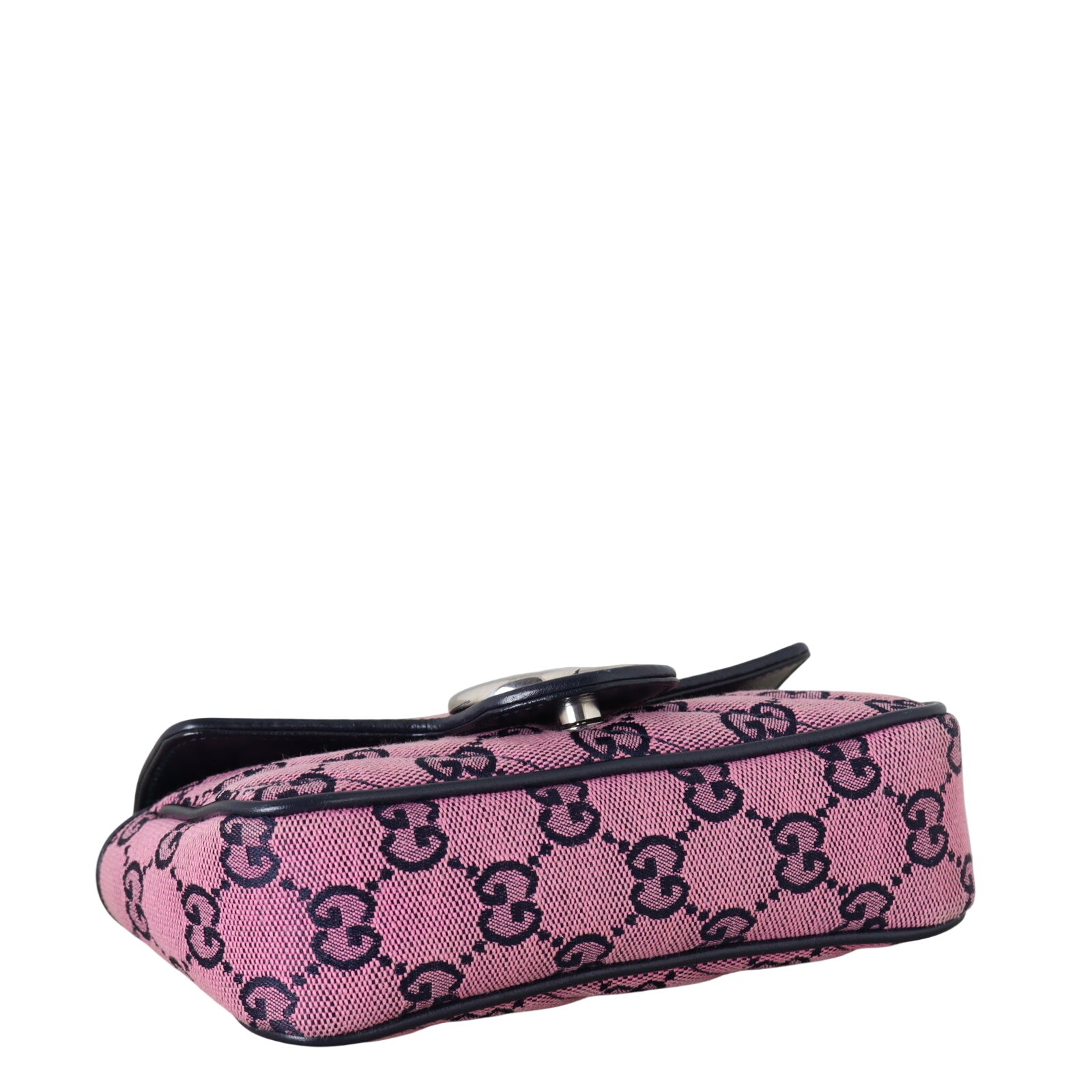 Gucci GG Canvas Marmont Matelasse Super Mini Shoulder Bag