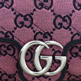 Gucci GG Canvas Marmont Matelasse Super Mini Shoulder Bag