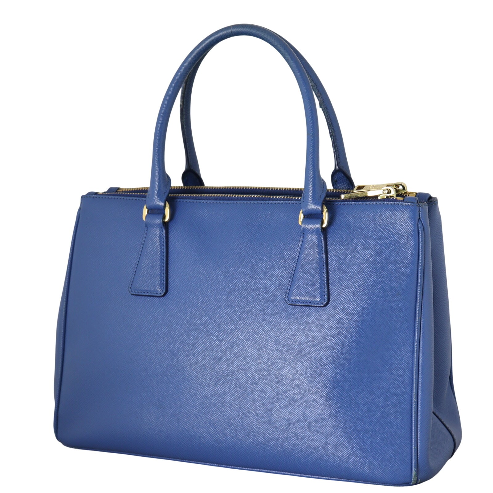 Prada Saffiano Lux Galleria Double Zip Tote Small