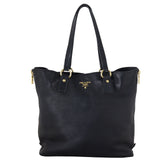 Prada Vitello Daino Side Zip Tote