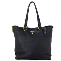 Prada Vitello Daino Side Zip Tote