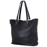 Prada Vitello Daino Side Zip Tote