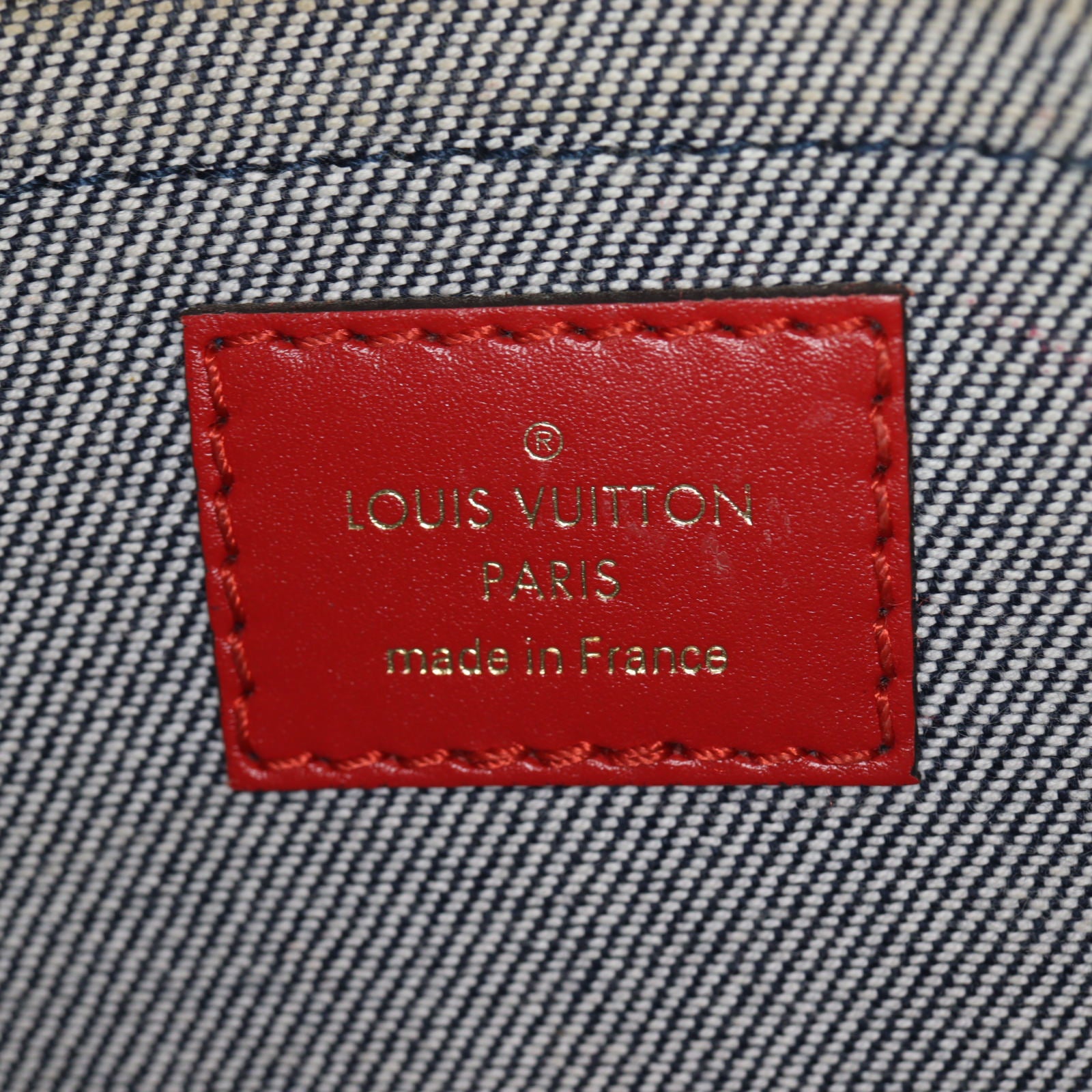 Louis Vuitton Multi Pochette Accessories Denim Rouge