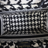 Dior Book Tote Small Houndstooth
