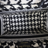 Dior Book Tote Small Houndstooth