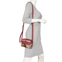 Gucci GG Supreme Ophidia Flora Mini Shoulder Bag