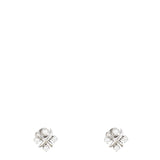 Tiffany & Co Schlumberger Diamond Platinum Lynn Stud Earrings
