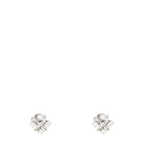 Tiffany & Co Schlumberger Diamond Platinum Lynn Stud Earrings