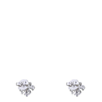 Tiffany & Co Schlumberger Diamond Platinum Lynn Stud Earrings
