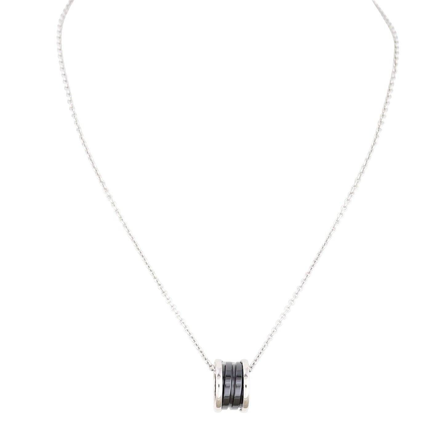 Bvlgari B.Zero1 Sterling Silver Ceramic Necklace