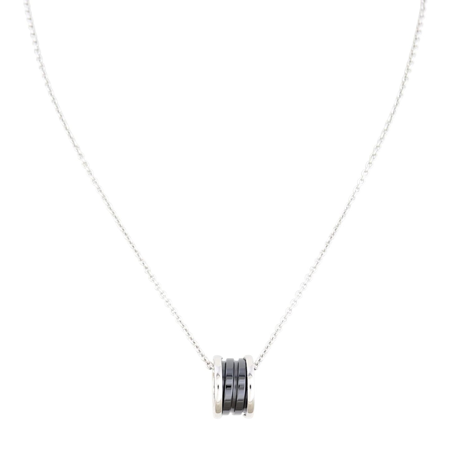 Bvlgari B.Zero1 Sterling Silver Ceramic Necklace