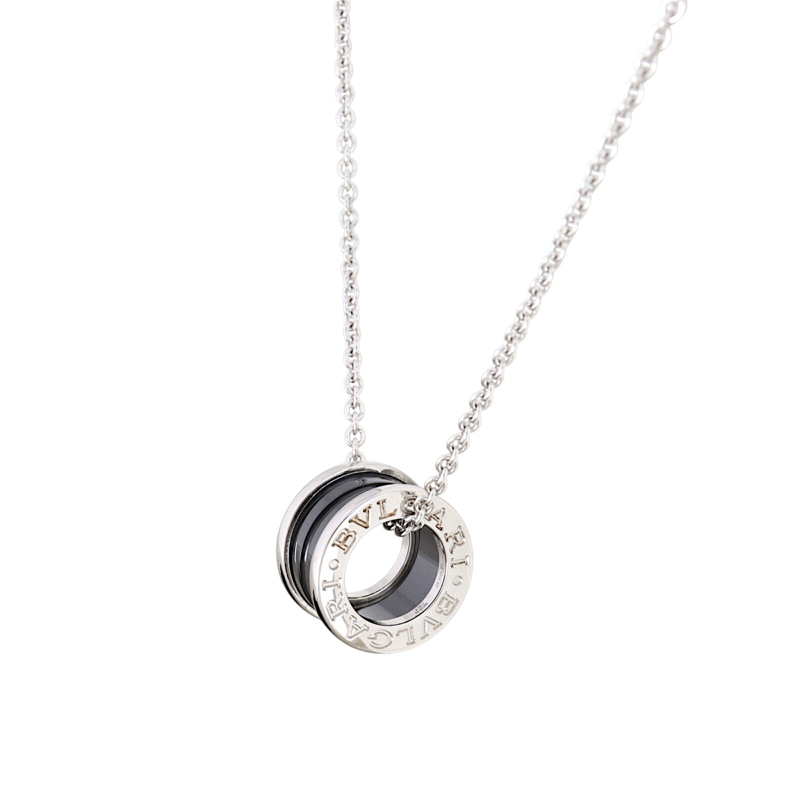 Bvlgari B.Zero1 Sterling Silver Ceramic Necklace
