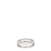 Bvlgari B.Zero1 Openwork Logo 18k White Gold Ring