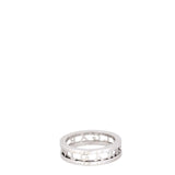 Bvlgari B.Zero1 Openwork Logo 18k White Gold Ring