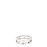 Bvlgari B.Zero1 Openwork Logo 18k White Gold Ring