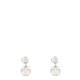 Louis Vuitton Idylle Blossom Diamond 18k White Gold Stud Earrings