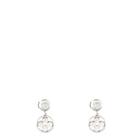 Louis Vuitton Idylle Blossom Diamond 18k White Gold Stud Earrings