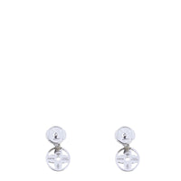 Louis Vuitton Idylle Blossom Diamond 18k White Gold Stud Earrings