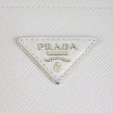 Prada Saffiano Cuir Covered-Strap Double Bag Small Hardware
