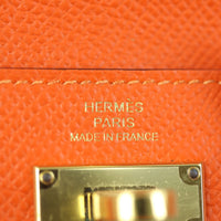 Hermes Kelly Pocket Compact Wallet Stamp
