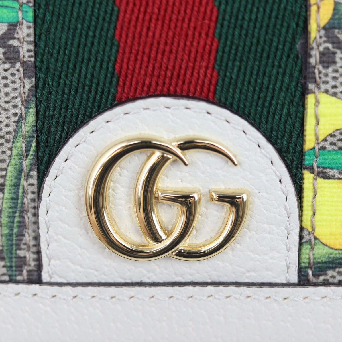 Gucci Flora GG Supreme Ophidia Continental Wallet Hardware
