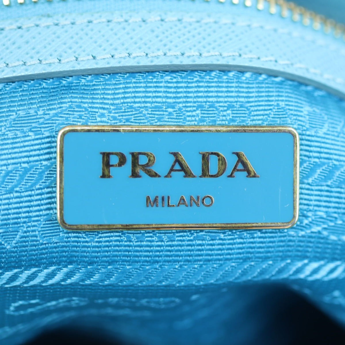 Prada Saffiano Lux Galleria Double Zip Tote Medium Stamp
