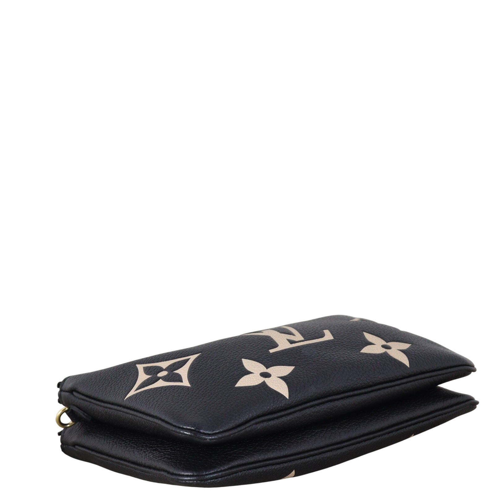 Louis Vuitton Double Zip Pochette Monogram Empreinte Giant Bicolour