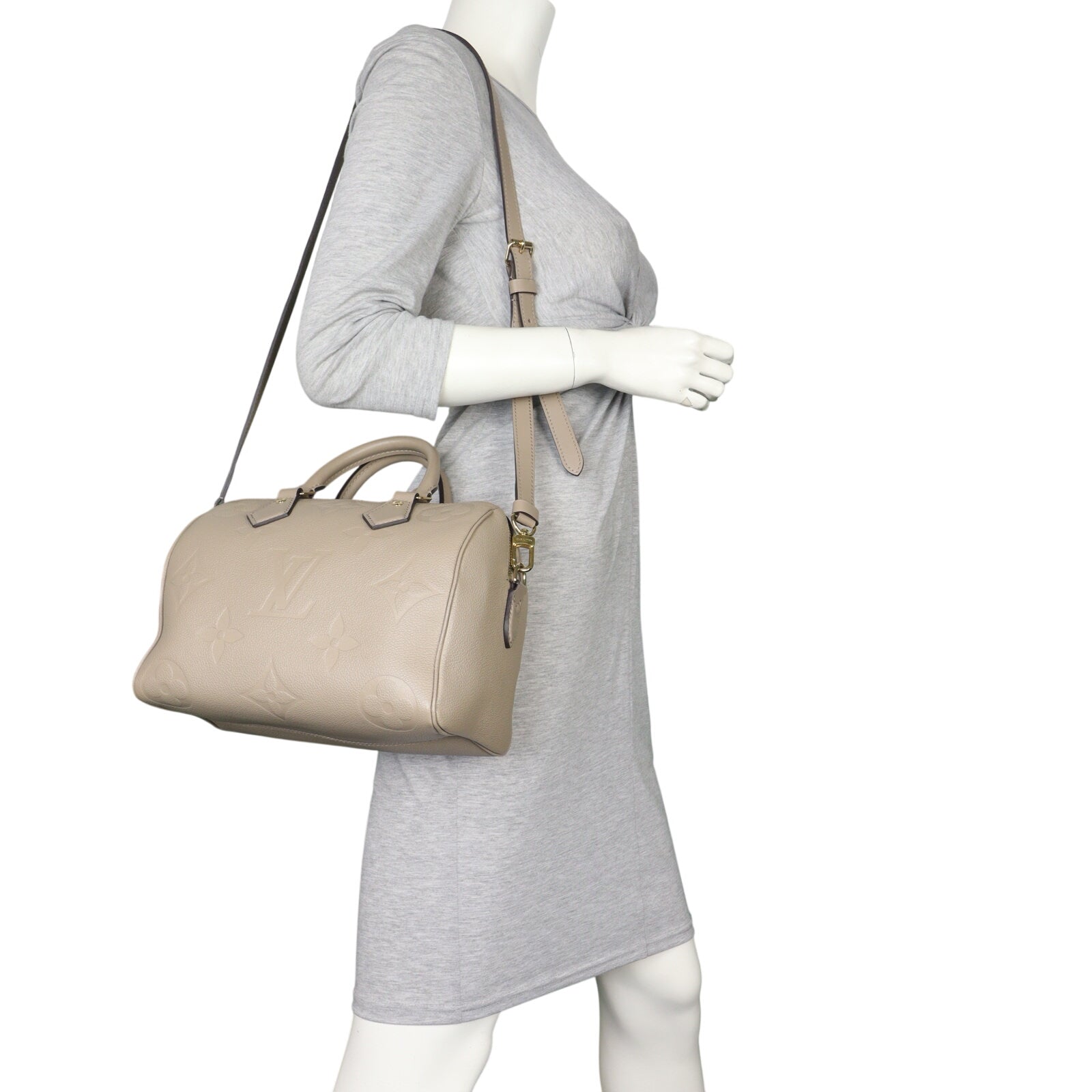 Louis Vuitton Speedy 25 Bandouliere Monogram Empreinte Giant