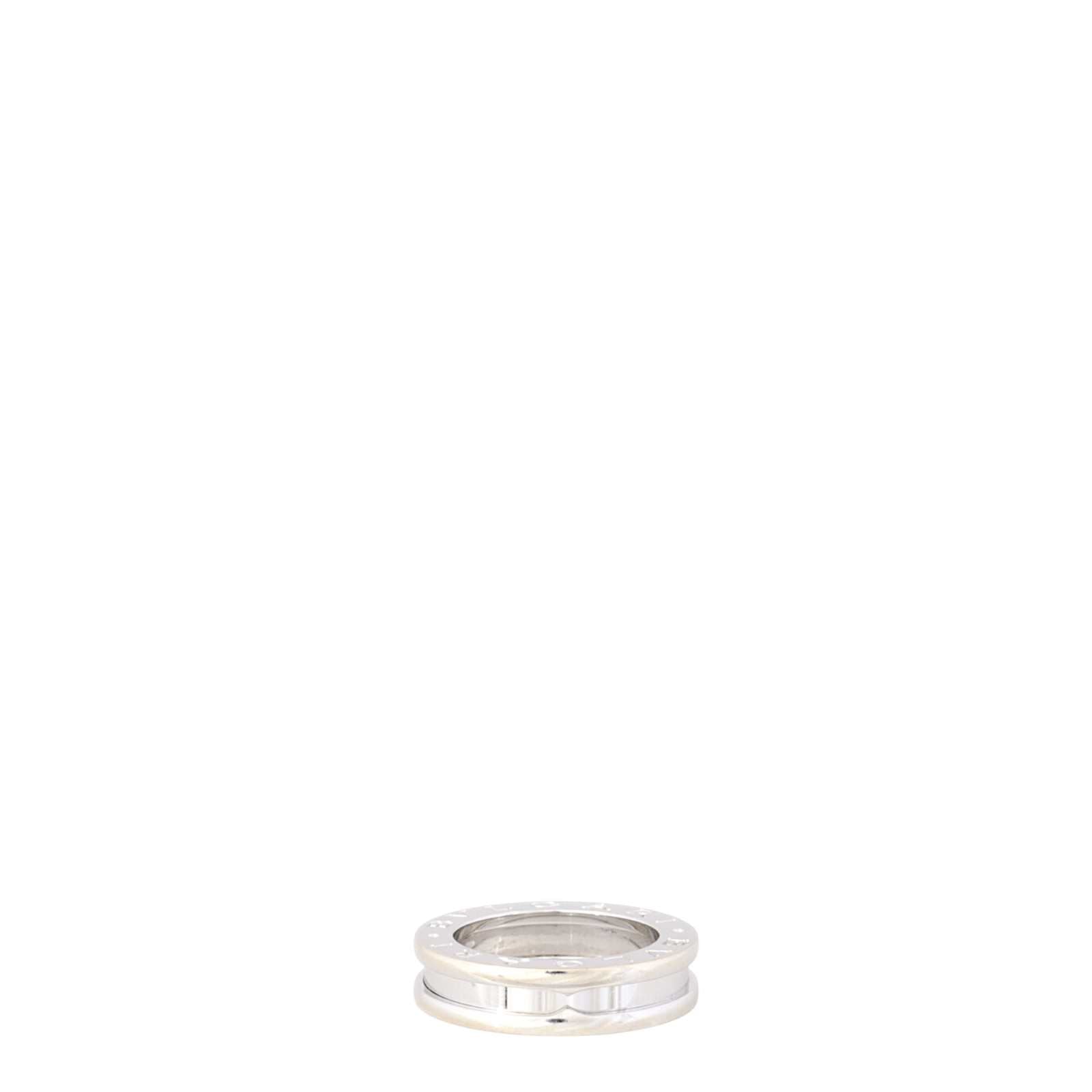 Bvlgari B.Zero1 18k White Gold One Band Ring