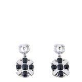 Chanel CC Enamel Drop Earrings