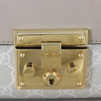 Gucci GG Supreme Padlock Mini Shoulder Bag