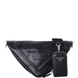Prada Triangle Leather Shoulder Bag