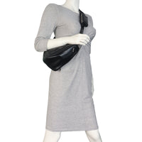 Prada Triangle Leather Shoulder Bag