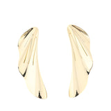 Tiffany & Co Elsa Peretti High Tide 18k Yellow Earrings Medium