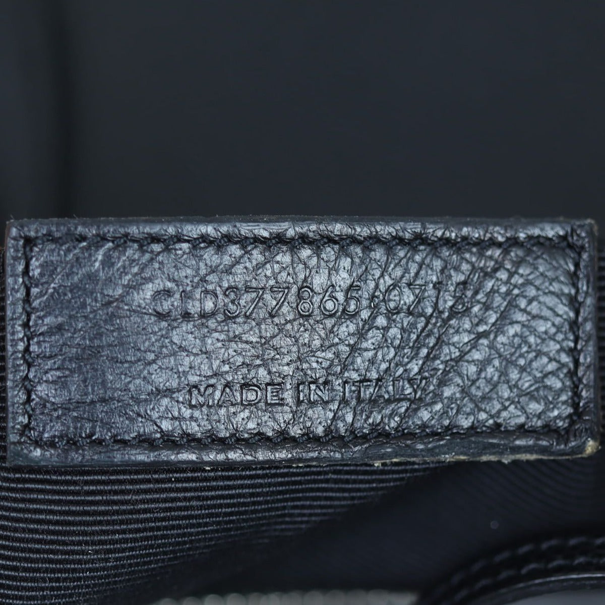 Saint Laurent Museum Briefcase Small Date code
