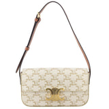Celine Triomphe Claude Canvas Shoulder Bag