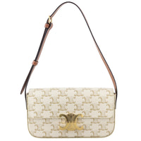 Celine Triomphe Claude Canvas Shoulder Bag
