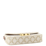 Celine Triomphe Claude Canvas Shoulder Bag