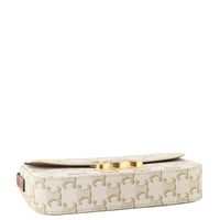 Celine Triomphe Claude Canvas Shoulder Bag