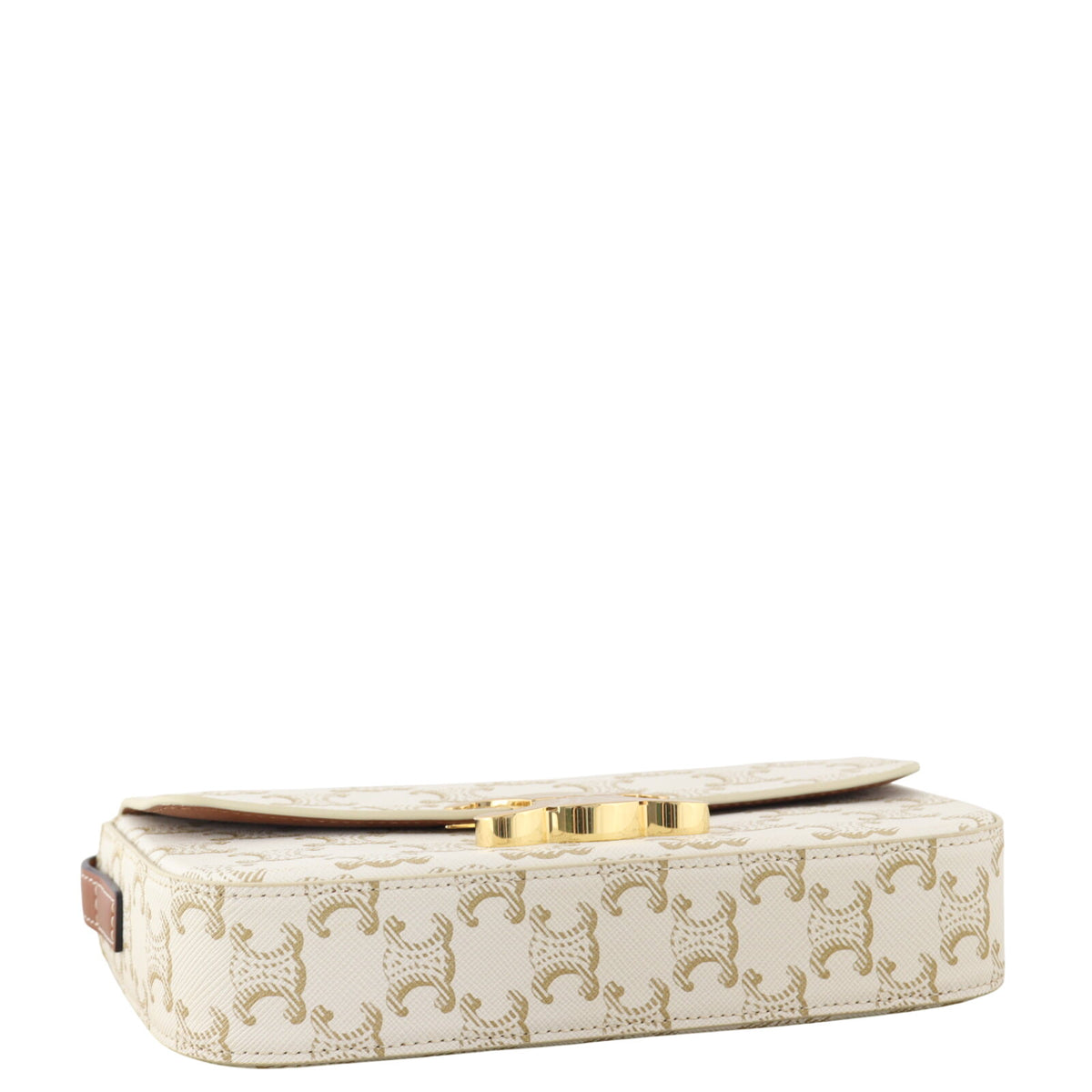 Celine Triomphe Claude Canvas Shoulder Bag