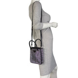 Prada Triangle Vertical Crystal Tote Mini