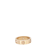 Cartier Love Ring Classic 18k Rose Gold 3 Diamonds
