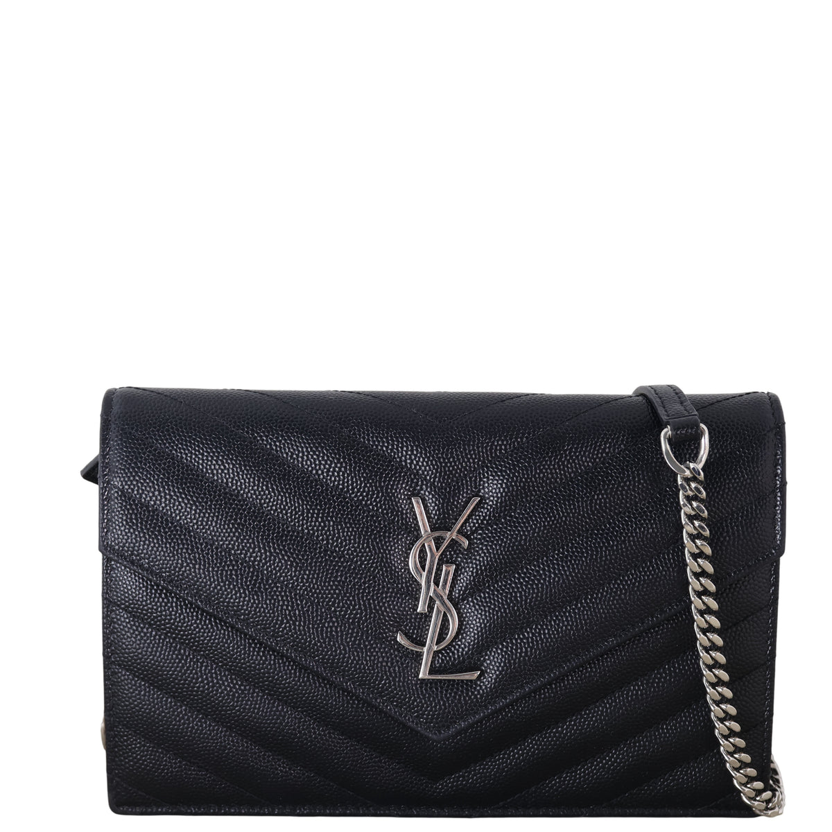 Saint Laurent Cassandre Envelope Chain Wallet