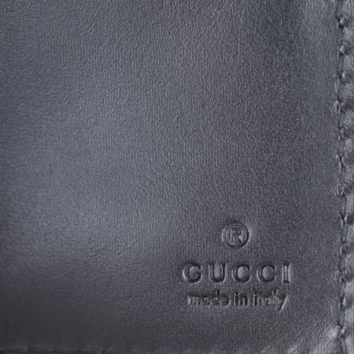 Gucci Signature Guccissima Web Wallet Stamp
