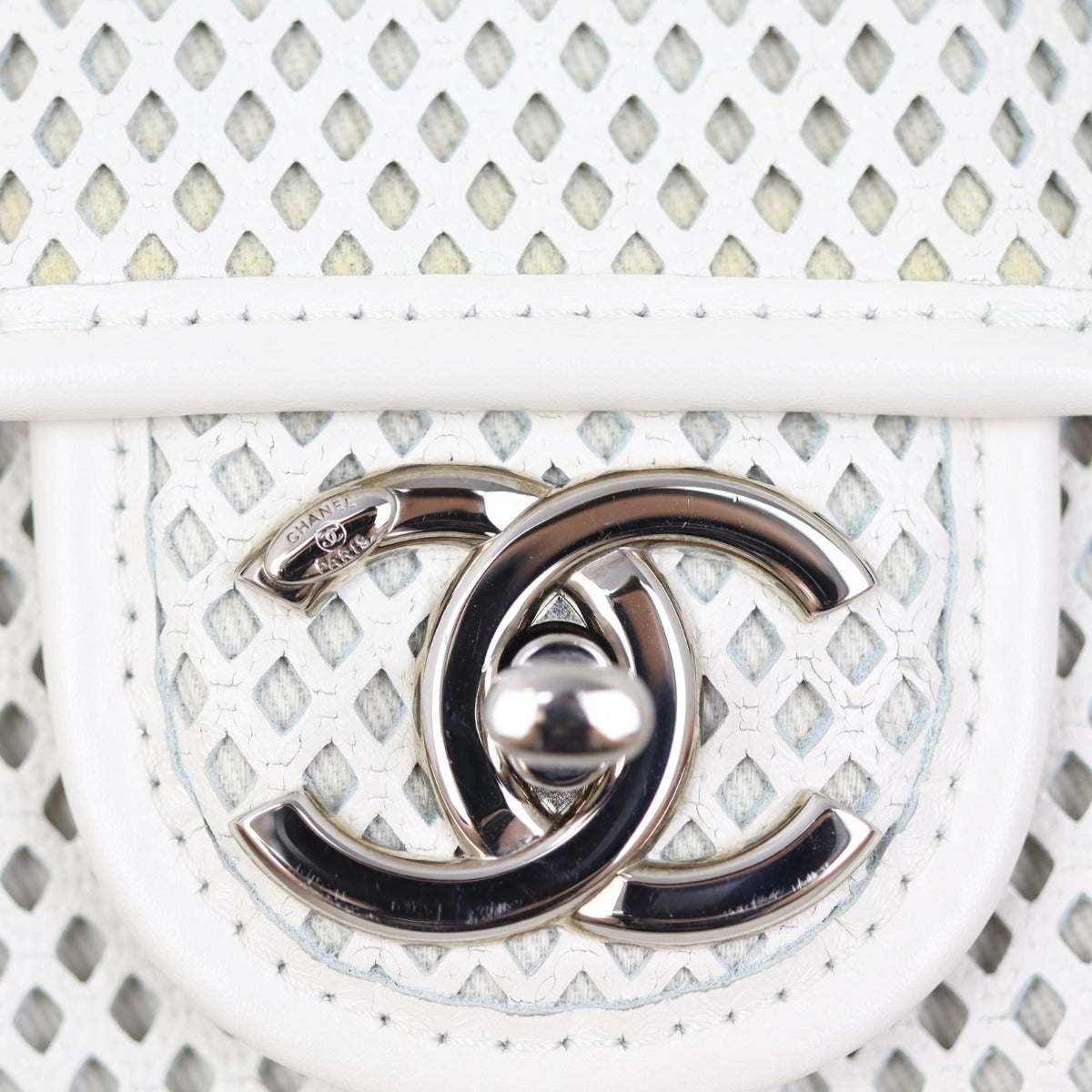 Chanel Up In The Air Perforated Flap Bag Hardware
