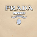 Prada Soft Calf Small Shoulder Bag (pale tan) Hardware
