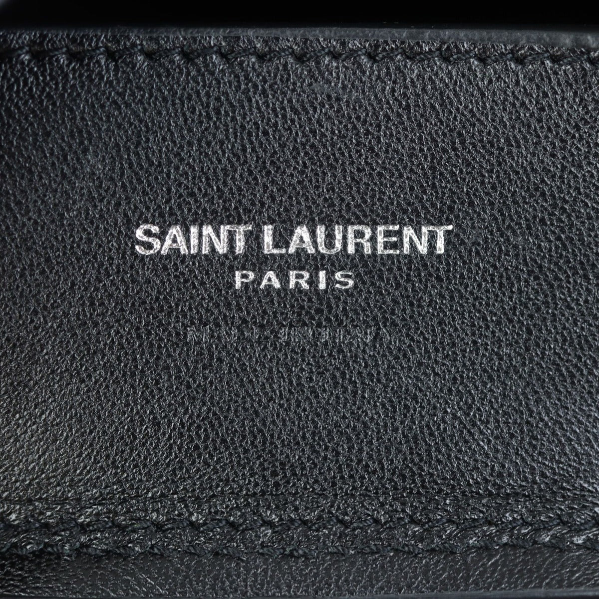 Saint Laurent Shopping Tote Croc Embossed Stamp

