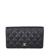Chanel Classic CC Yen Wallet | Black Caviar